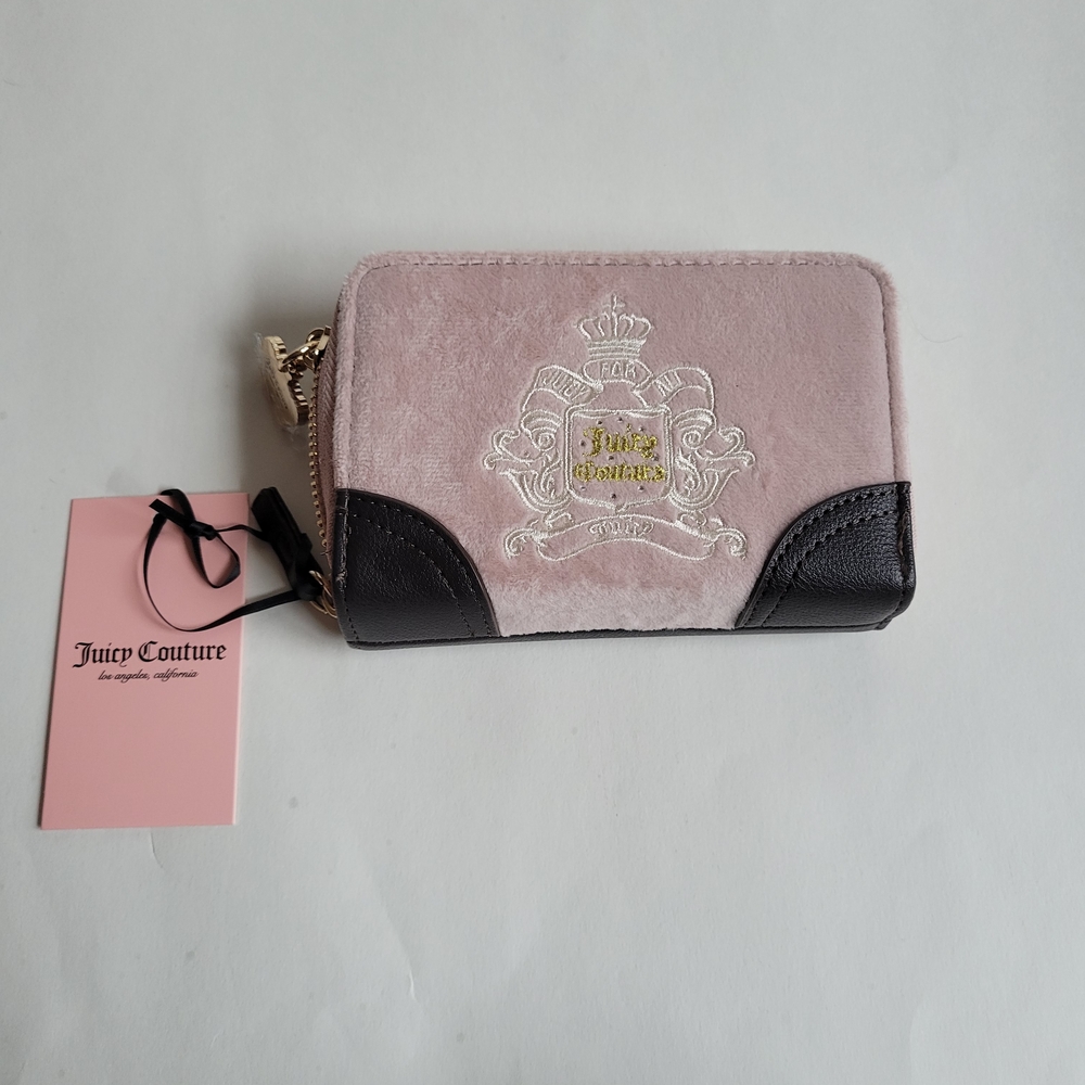 Juicy Couture "Juicy For All" Dusty Blush  Zip Around Wallet